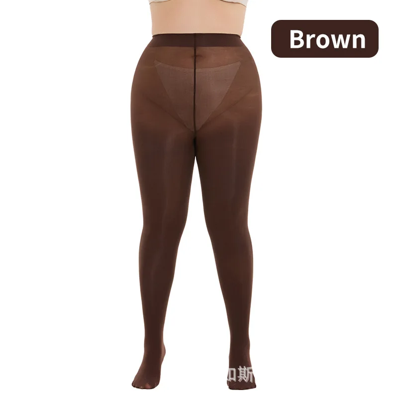 50-90kg Plus Size 40D Women Tights Durable Crotch Brown Carnival Leggings Comfortable Sexy Pantyhose First Line Design Popular