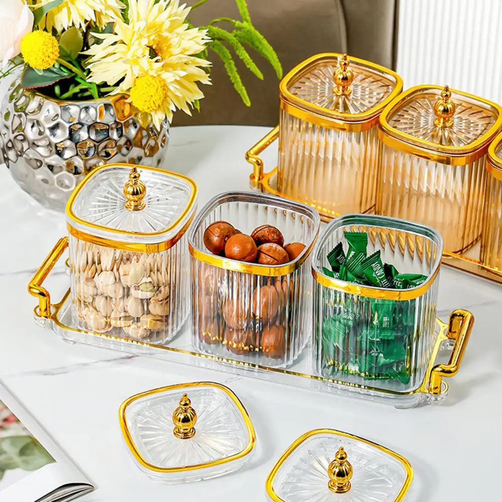 

Seasoning Storage Jar Food Storage Container BPA Free Transparent Food Canister Airtight Spice Jar with Dustproof Lid