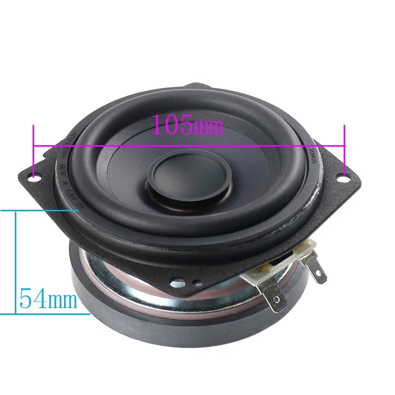 3.5 Inch 4Ohm 35W Mid Bass Speaker Magnesium Aluminum Cone 97MM Woofer High End For SONOS DIY Bluettoth 1PC