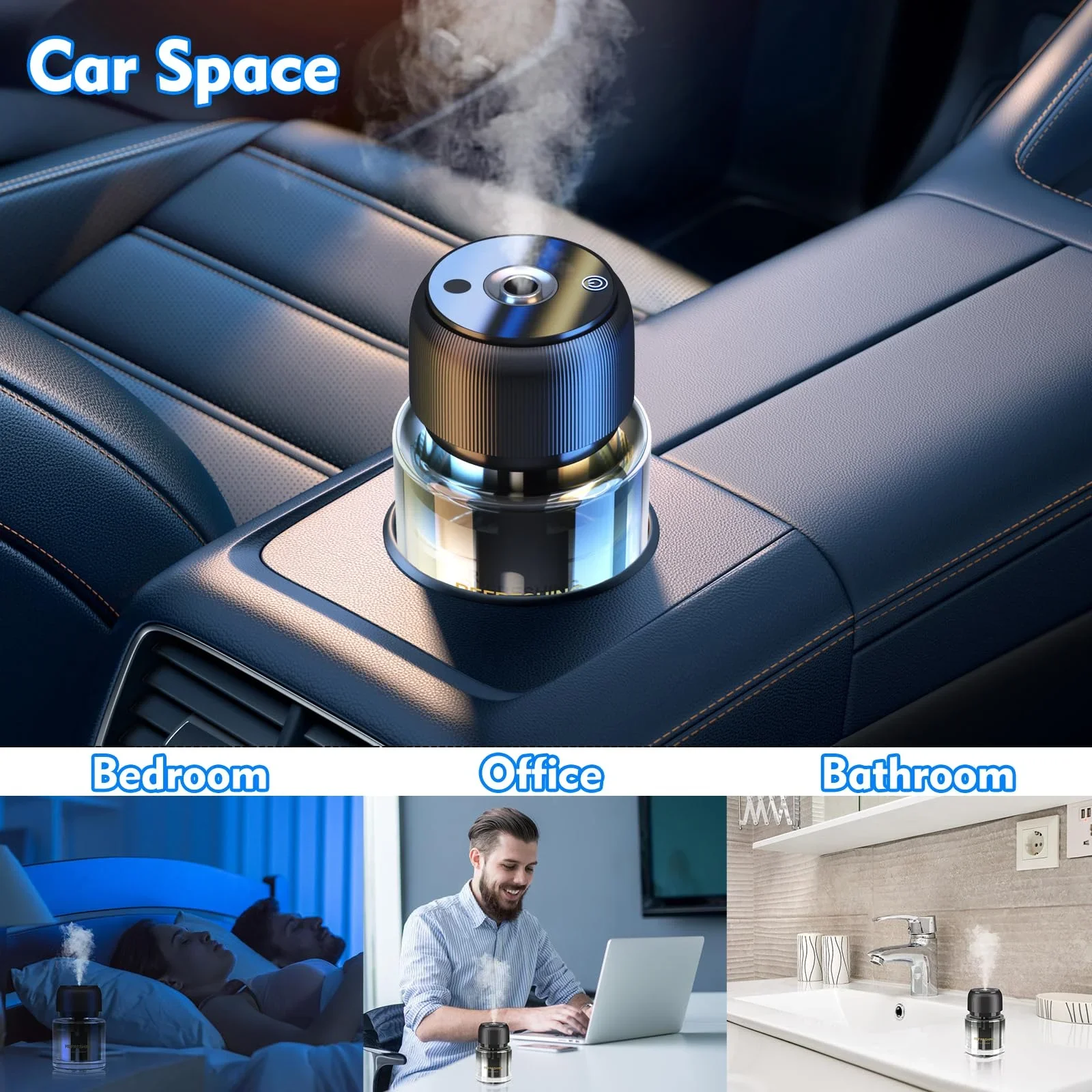 

Car Air Freshener Perfume Diffuser Star Sky Adjustable Concentration Upgrade Version 2.0 Red Light Car Fragrance For Home Car