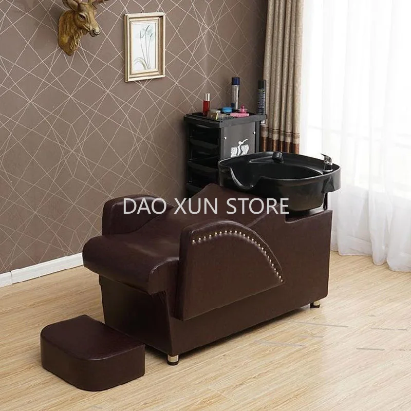 

Head Spa Hair Washing Bed Massage Minimalistic Comfort Sink Shampoo Chair Salon Therapy Cabeceiras Salon Equipment MQ50SC