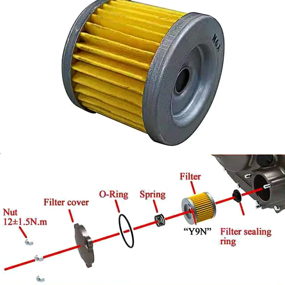 Moto Filtro Elemento Per ZONTES G1-125 G2-125 U-125 U1-125 U-150 U1-150 U-155 U1-155 125-Z2 Motore Filtri Olio di Filtrazione