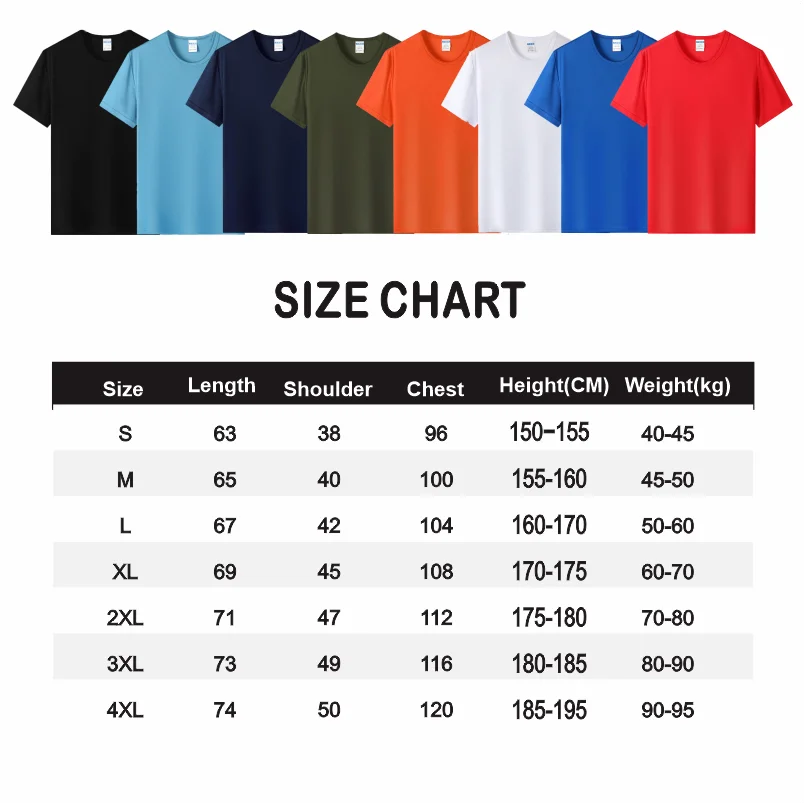 Quick Drying Customizable T-shirt Logo Photo Embroidery Printed Outdoor Sports Top DIY