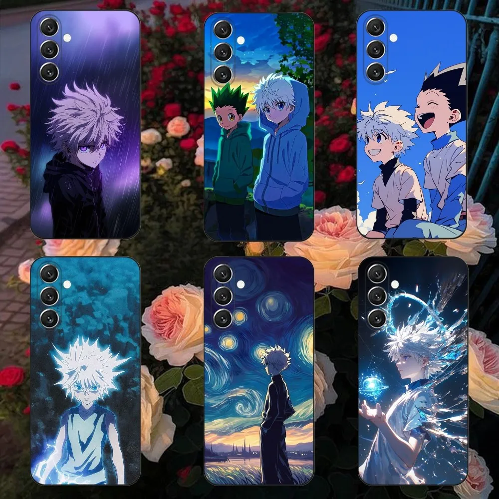 

Anime H-Hunter K-Killua Phone Case Phone Case For Samsung Galaxy A13,A21s,A22,A31,A32,A52,A53,A71,A80,A91 Soft Black Shell