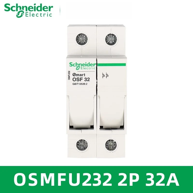 

Schneider Electric OSMFU 1P/2P/3P/4P 32A/63A Rail Fuse Base Without Fuse Core