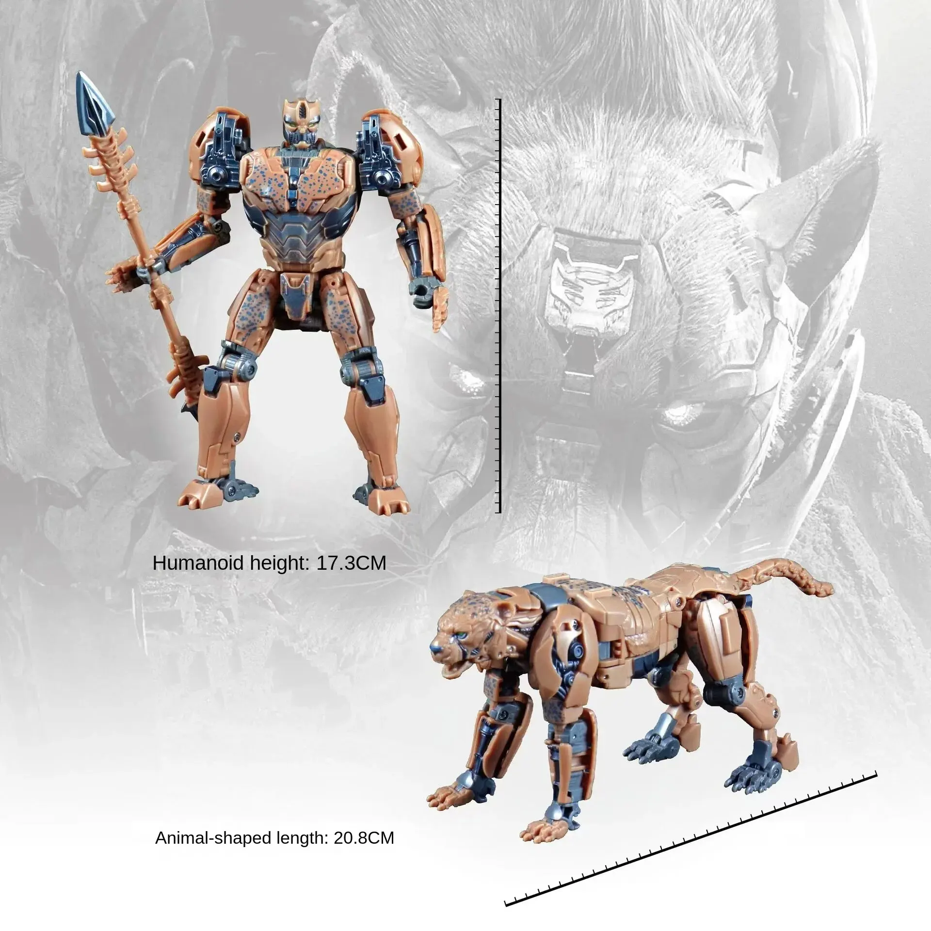 QT02 Cheetor BMB QT-02 Transformation Rise of the Beasts ภาพยนตร์ 7 Studio Series KO SS98 SS-98 Action Figure ของเล่นคอลเลกชันของขวัญ