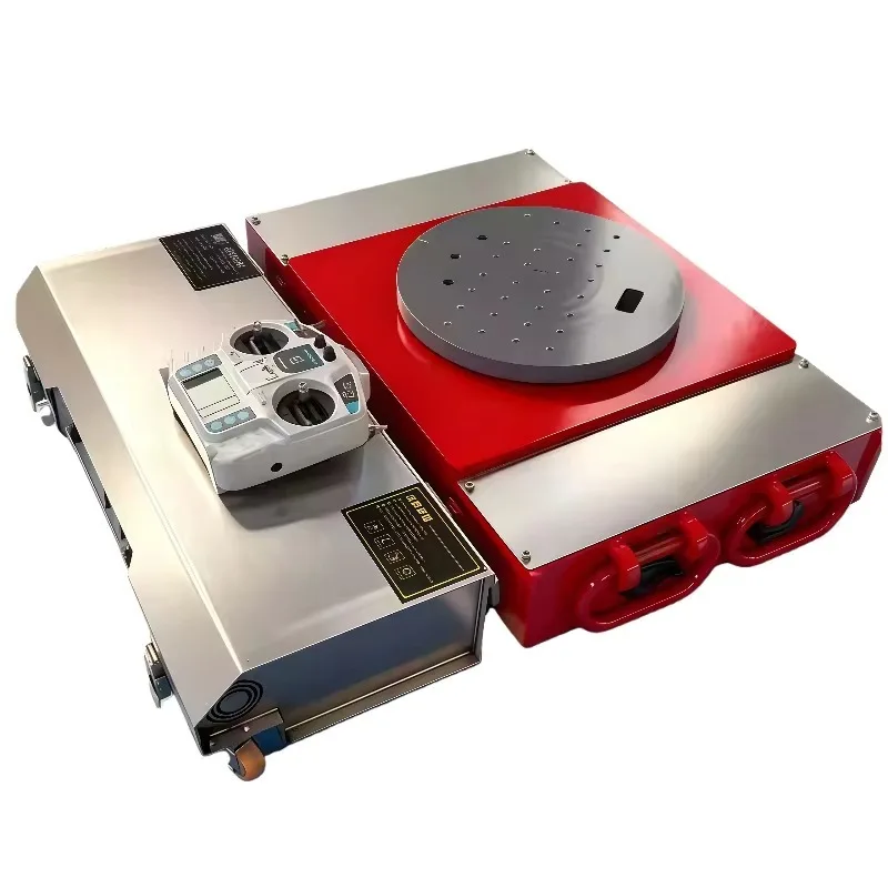 

【Popular】 Heavy-duty Electric Tank Transport Vehicle, Equipped With Roller-type Cargo Pallets And Industrial Remote Control Syst