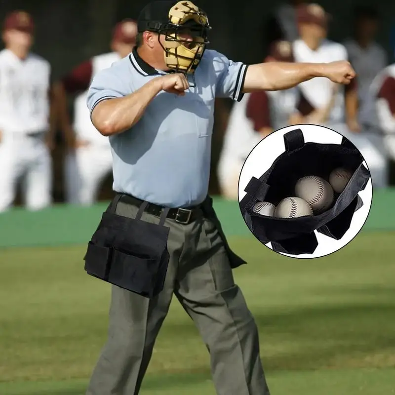 Umpire Ball Bag  Oxford Cloth Waterproof Umpire Baseball Bag Baseball Umpire Gear Bag for Baseball Softball Referee Equipment