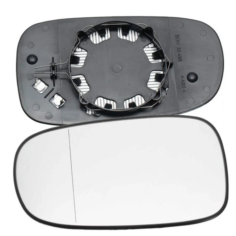 Car Driver Side Wing Mirror Glass Heated Wide Angle Rear View Rearview Plate 30495 30456 For Saab 93 95 9-3 9-5 2003-2012