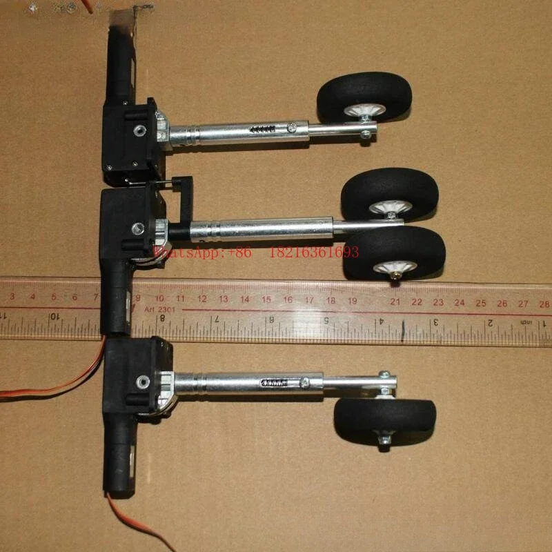 Good2026 Model Aircraft Modification Accessories, Turbine, Shock Absorption, Metal Retractable Landing Gear, Suitable For 3KG