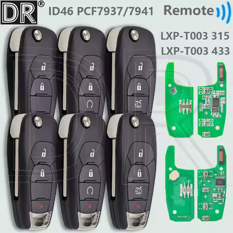 DR 315/433MHz ID46 PCF7941 Car Remote Key For Chevrolet Avo Cruze XL7 XL8 Trailblazer Onix Tracker Colorado RS Sonic Trax Spark