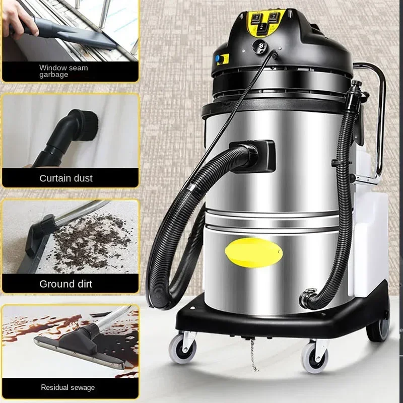 LC-602SF Vacuum Cleaner 60L /30L Household Cleaner 19KPa Wet Dry Vacuums for Carpet Floor Curtain Car Seat Cleaning