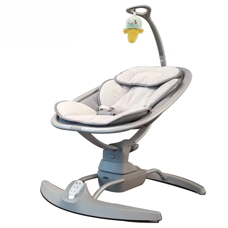 Newborn Indoor Feeding Musical Smart Electric Remote Control Infant Automatic Cradle Swing Chair Bouncer Baby Rocker