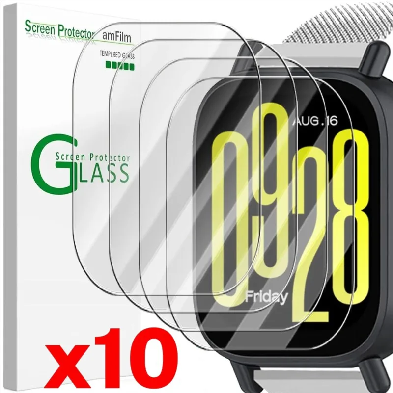 10/1Pcs HD Tempered Glass For Redmi Watch 5 Lite Smartwatch Screen Protector Anti-scratch Protective Film For Redmi Watch5 Lite