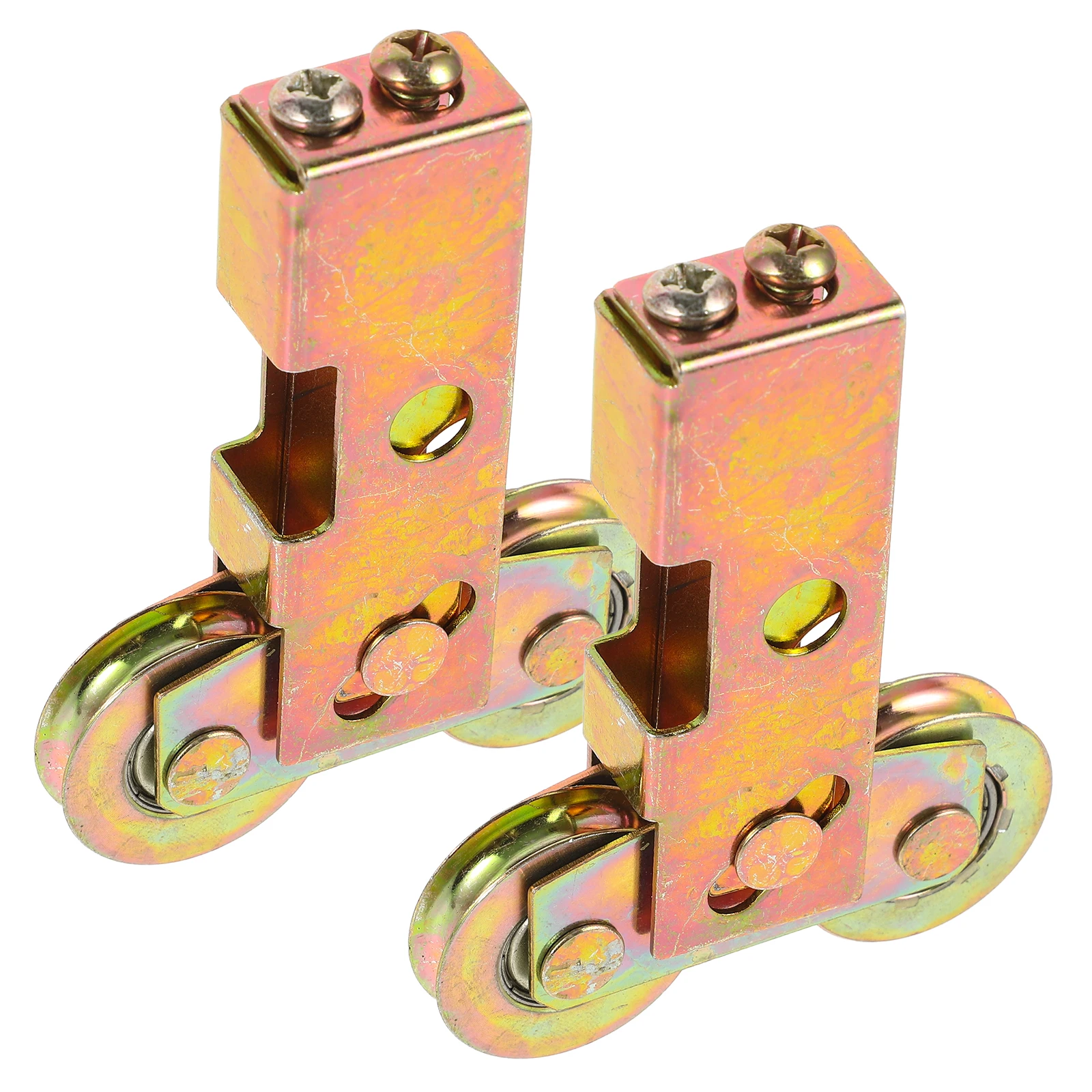 

2Pcs Steel Ball Bearing Door Roller Pulley Stable Durable Sliding Cabinet Door Wheel Hardware Window Accessories