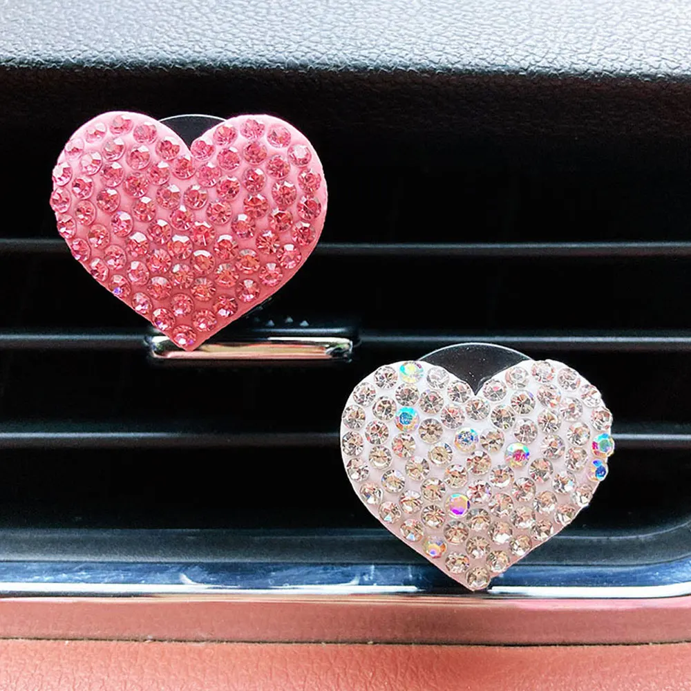 Car Air Outlet Clip Universal Durable Fashion Heart-shaped Design Car Decorations Aromatherapy Clip Car Styling Diffuser