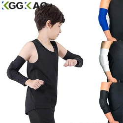 1Pcs Sports Elbow Pads for Kids Youth Honeycomb Knee Compression Sleeves for Basketball, Football, Volleyball, Cycling