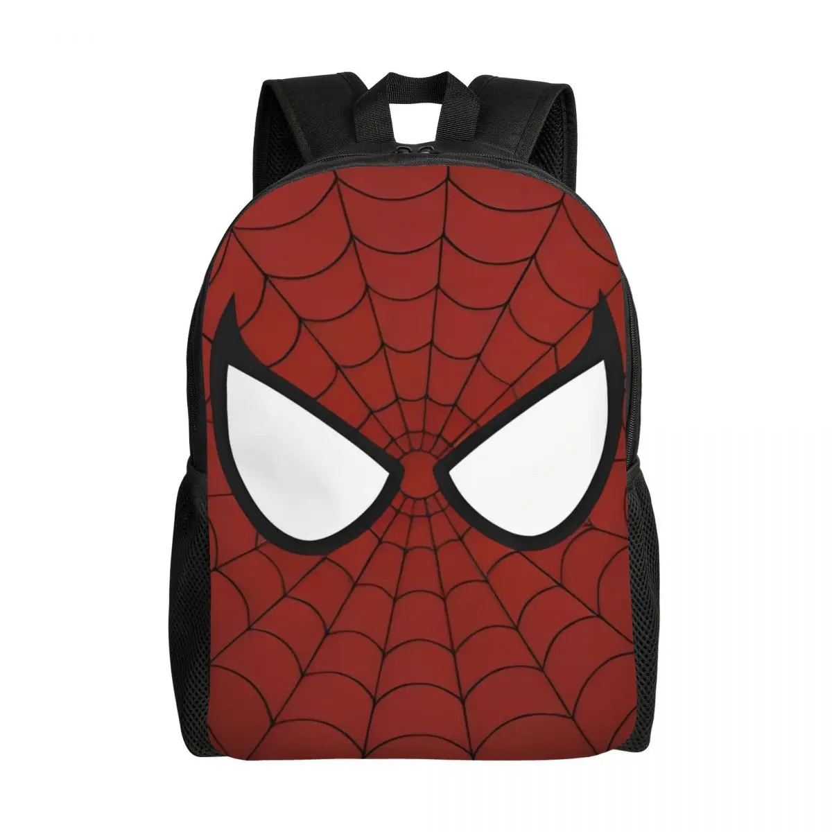 

Spider Man Eyes Cartoon Backpack Youth Print Backpacks Polyester Pretty High School Bags Trekking High Quality Rucksack