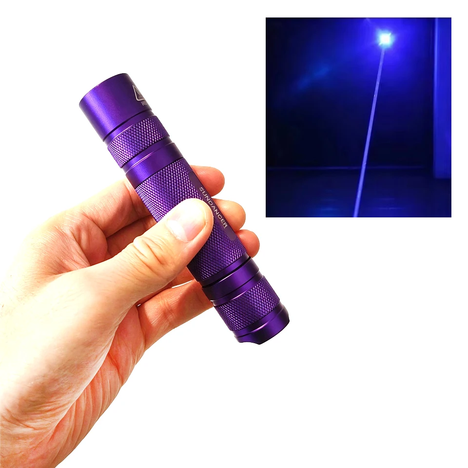 Handheld 450nm Dot Blue Laser Module 455nm-5000 Flashlight Woodwork Engraving Burning