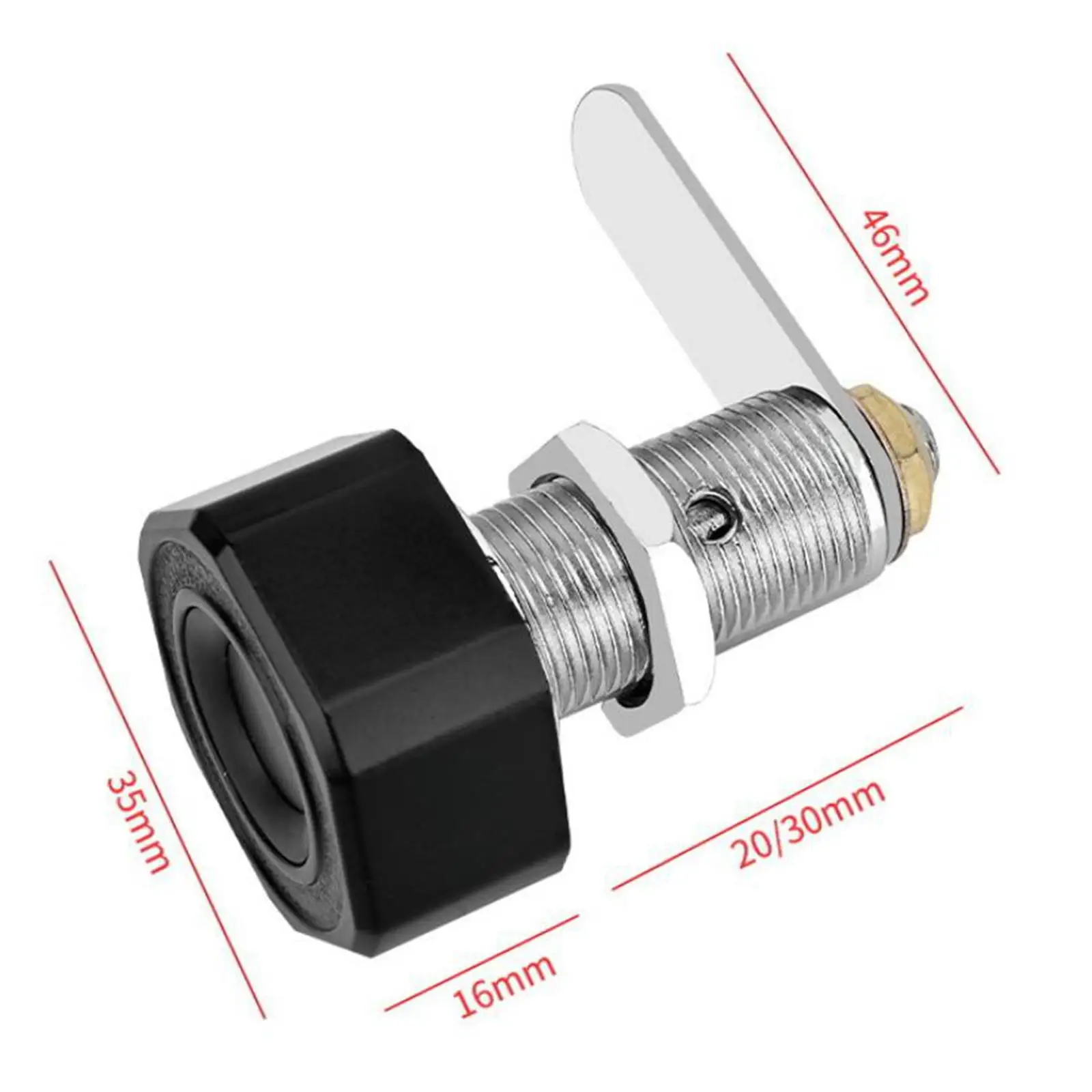 Drawer Lock Cabinet Lock USB Charging 30mm Thickened Biometric Drawer Lock for