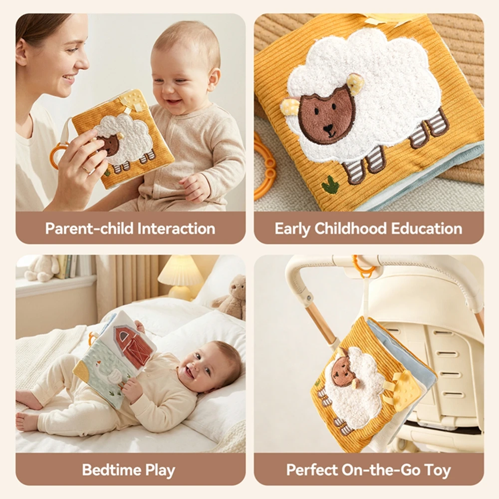 Baby Early Learning Cloth Book - Baby Nursery Books ulasan dan harga