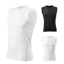 Men Compression Tank Top Slim Sleeveless Vest Breathable Quick Dry for Fitness Gym Sweat Cycling Active Tops Quick-drying Jersey