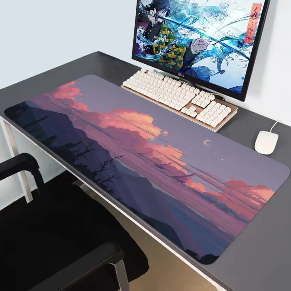 

Aesthetic Art Anti-slip Rubber Mouse Pad Durable Keyboard Mouse Mat Gaming Accessories Large Extended Mause Desktop Mats