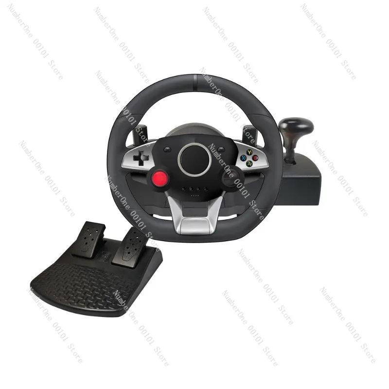 degree steering programmable compatible multi-platform racing driving simulation game steering wheel accessories