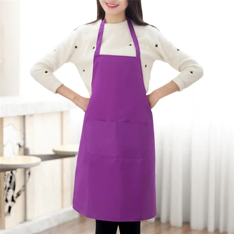 Hot Sale Cooking Kitchen Apron For Woman Men Chef Waiter Cafe Shop BBQ Hairdresser Aprons Bibs Kitchen Accessory