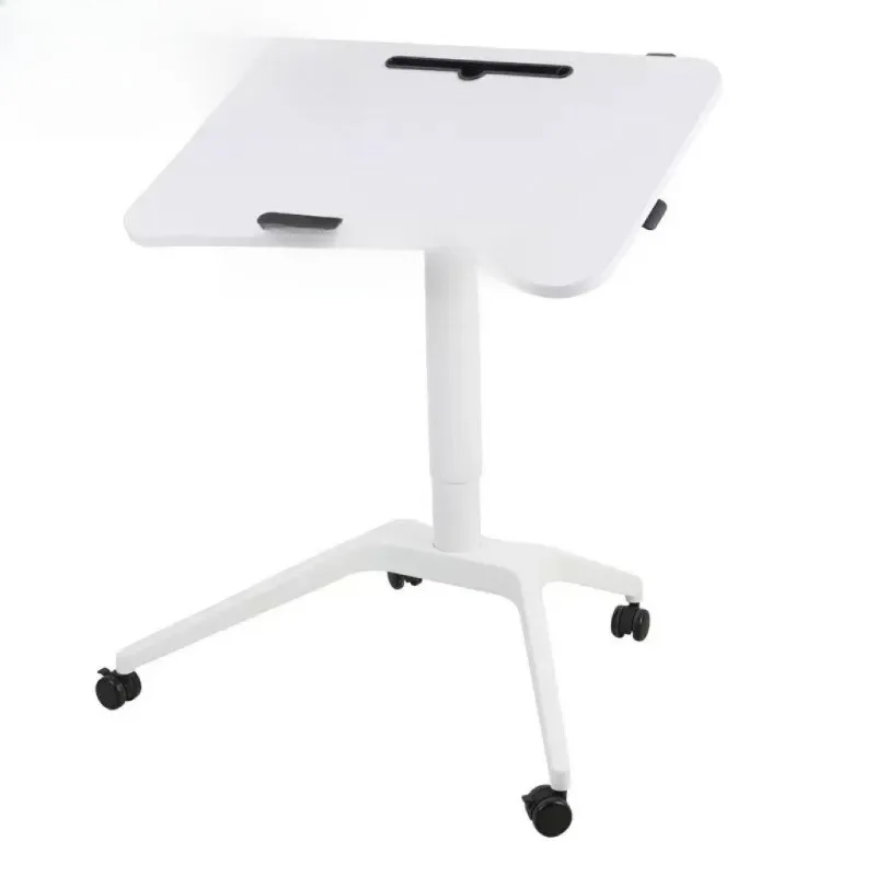 Movable Lifting Folding Desk Office Study Desk Household Computer Desk Workbench Lecture Table