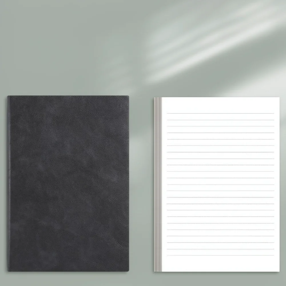Business Office Notebook A5 PU Leather Journal Thick Paper Writing Pad Meeting Record Daily Planner Stationery Gift