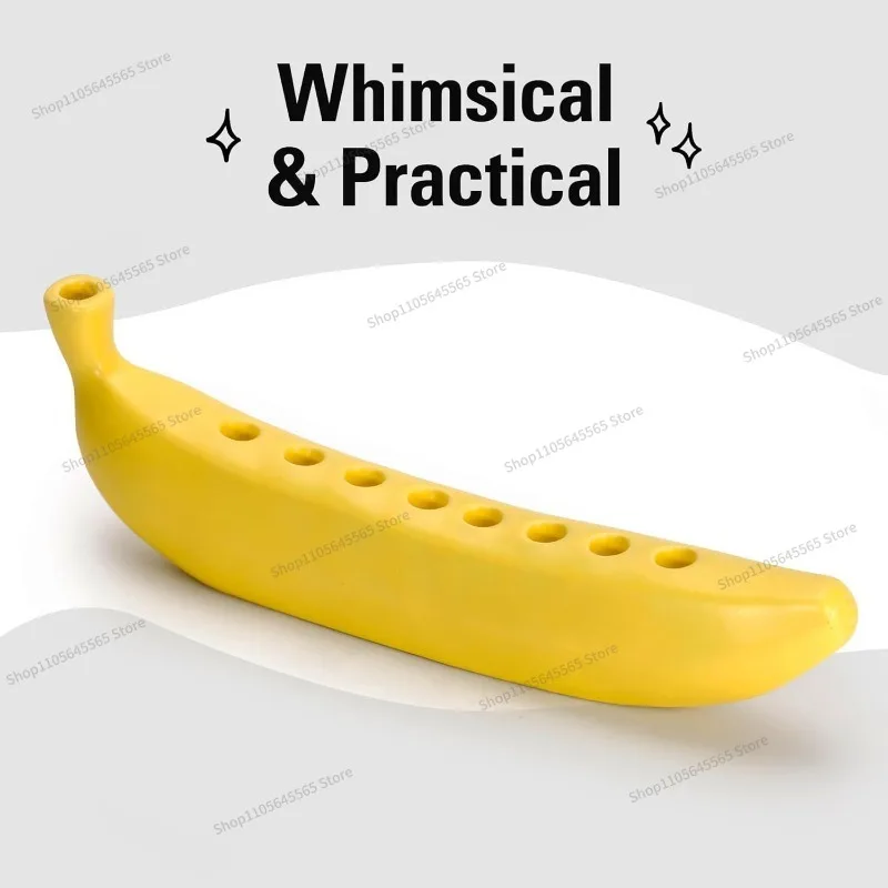 For creative fun new portable banana theme candle holder