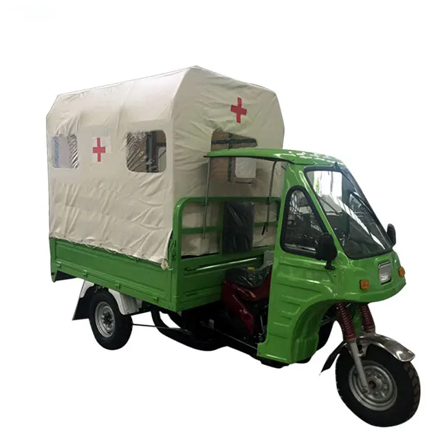 High Quality Three Wheels Tricycle Ambulances Motorcycle For Passenger