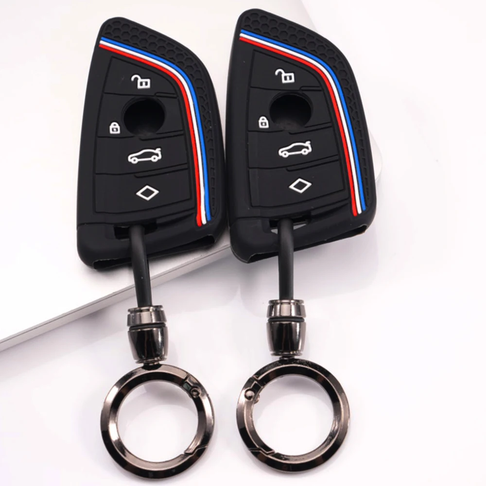 Key Fob Case With Lanyard For BMW 1 Series 2 Series 3 Series 4 Series 5 Series 7 Series X1 X2 X3 X4 X5 X6 Z4 M3 M5 Full Coverage