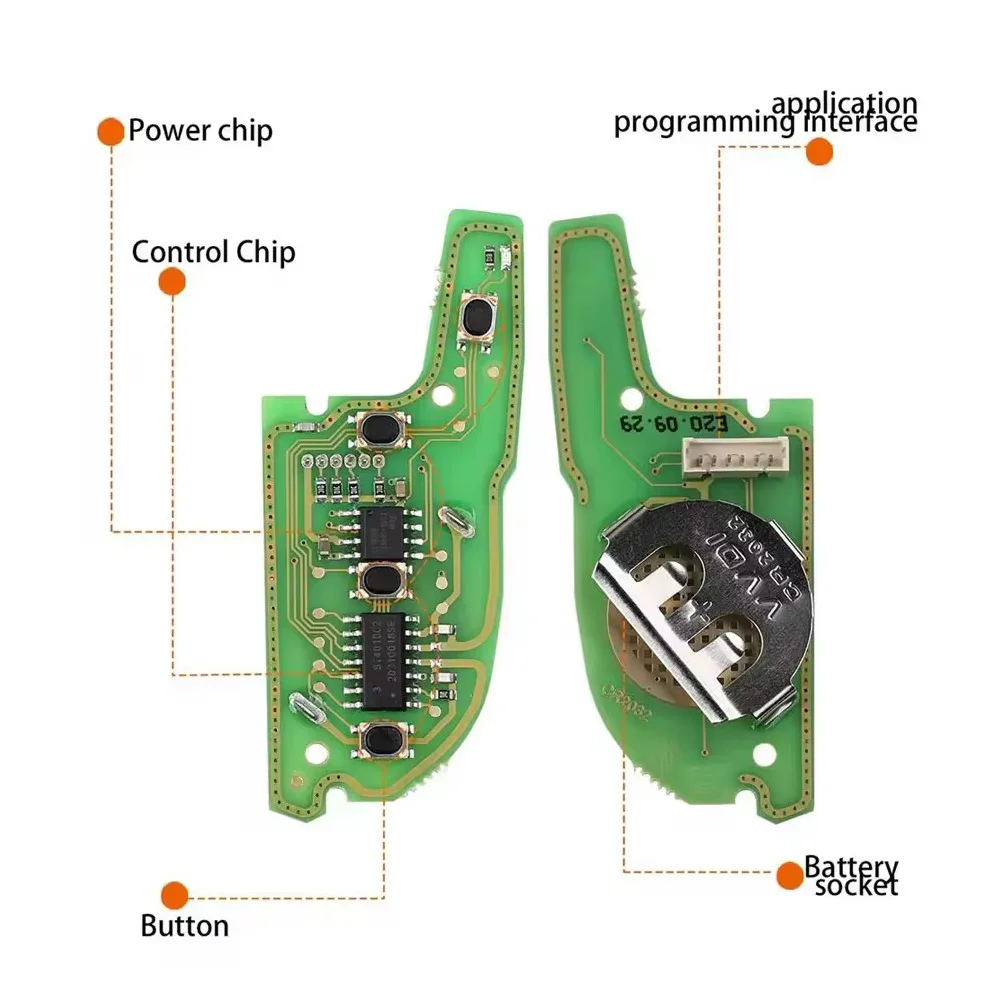 Xhorse vvdi remote key XKKF20EN 3 Buttons Flip Remote Xhorse for VVDI Key Tool Global Version