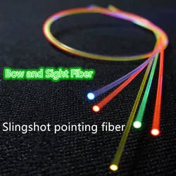 Optic Fiber Red Green Rods 100cm 1mm 1.5mm 2mm for Bow Archery Slingshot Sight Replaceable High Glows Fiber 100CM Length Sizes