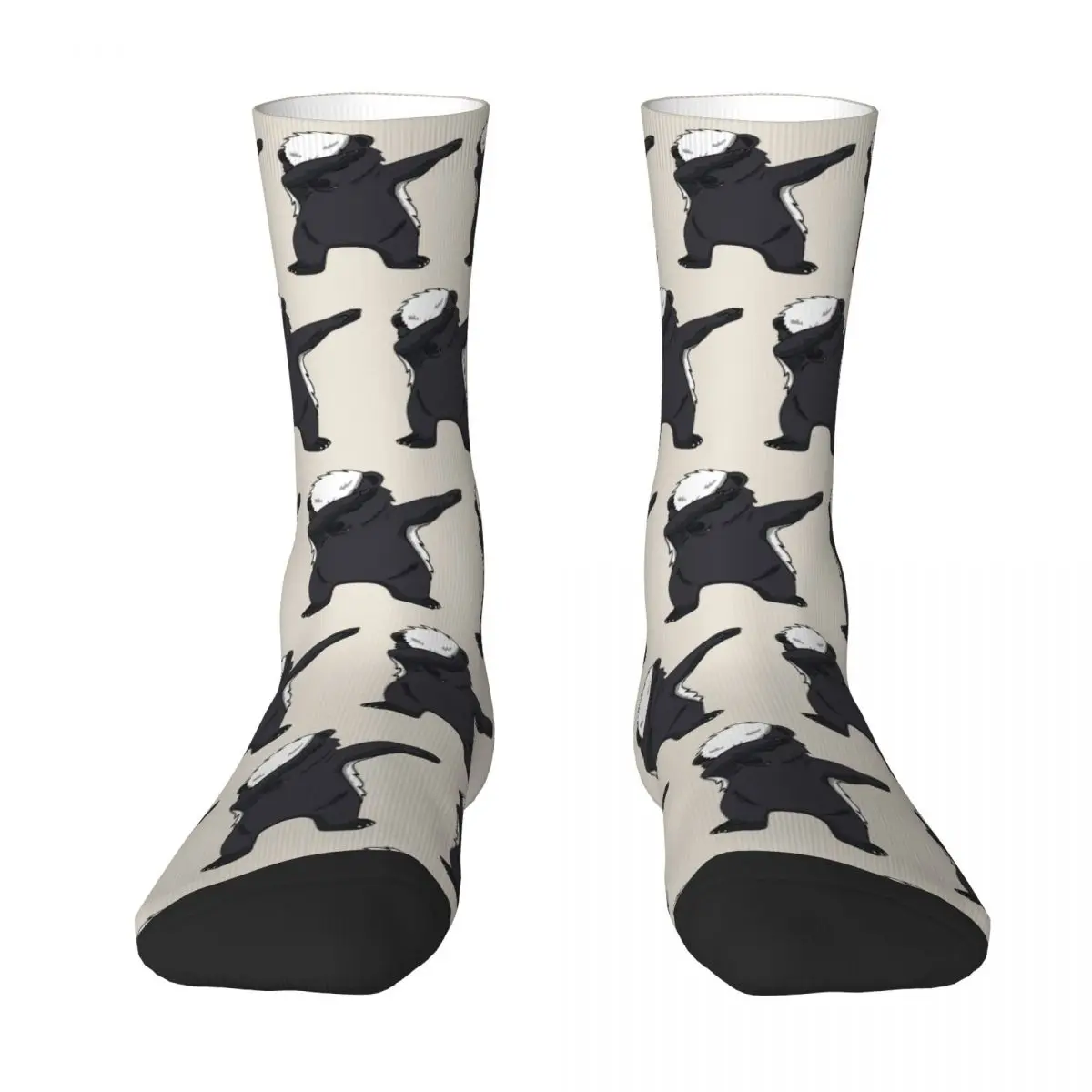 Honey Badger cosy Unisex Socks Windproof Happy Socks Street Style Crazy Sock