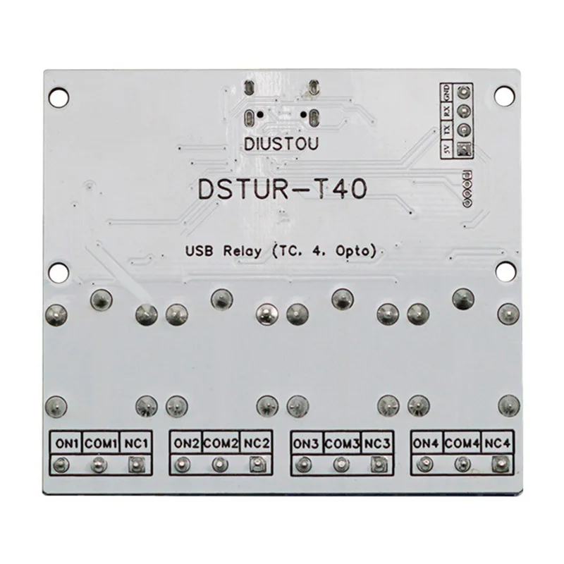 【Получшие предложения】Релейный модуль USB к CH340 Релейный модуль последовательного управления Защита оптопары Модуль интерфейса TYPE-C