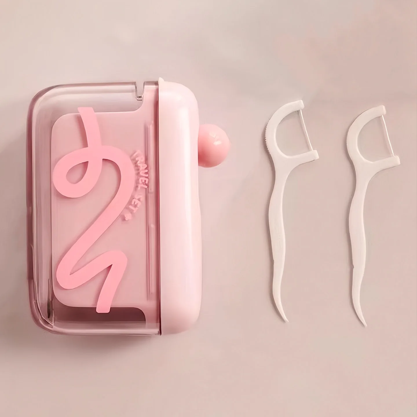 Automatic Pop-up Dental Floss Box, Refillable, Mini & Stylish Design, Oral Care Tool for Home, Travel, Restaurant and Daily Use