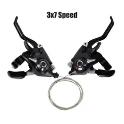 1Pairs ST-EF51 Gear Shifter/brake Lever 3 X 7,8 Speed Or Set Black V-brake For Shimano Mountain Bike Shift Levers Bike Handlebar