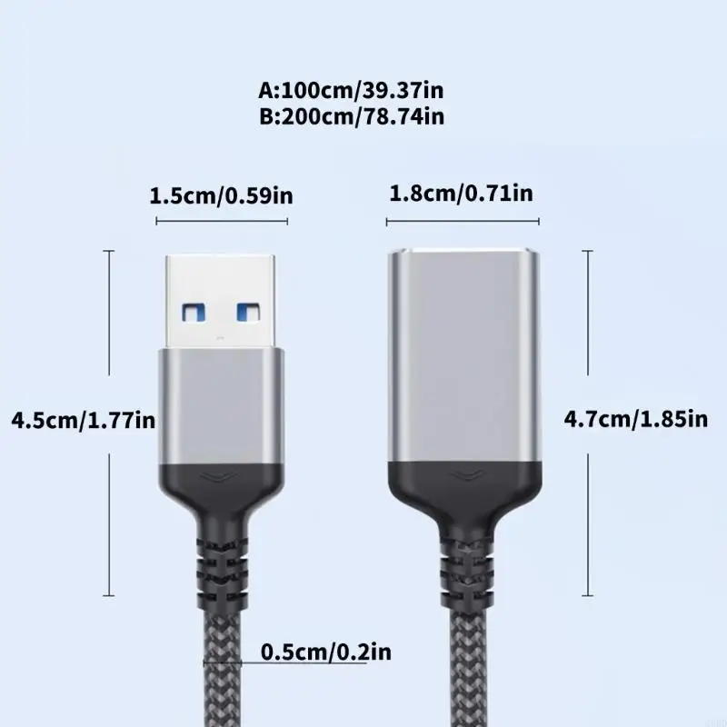 G6DD USB3.0 Cáp mở rộng nam sang nữ cáp truyền dữ liệu cho chuột bàn phím
