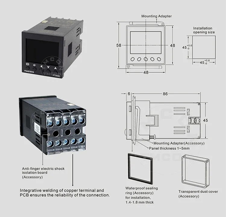 Suitable for temperature controller economical LCD digital intelligent PID