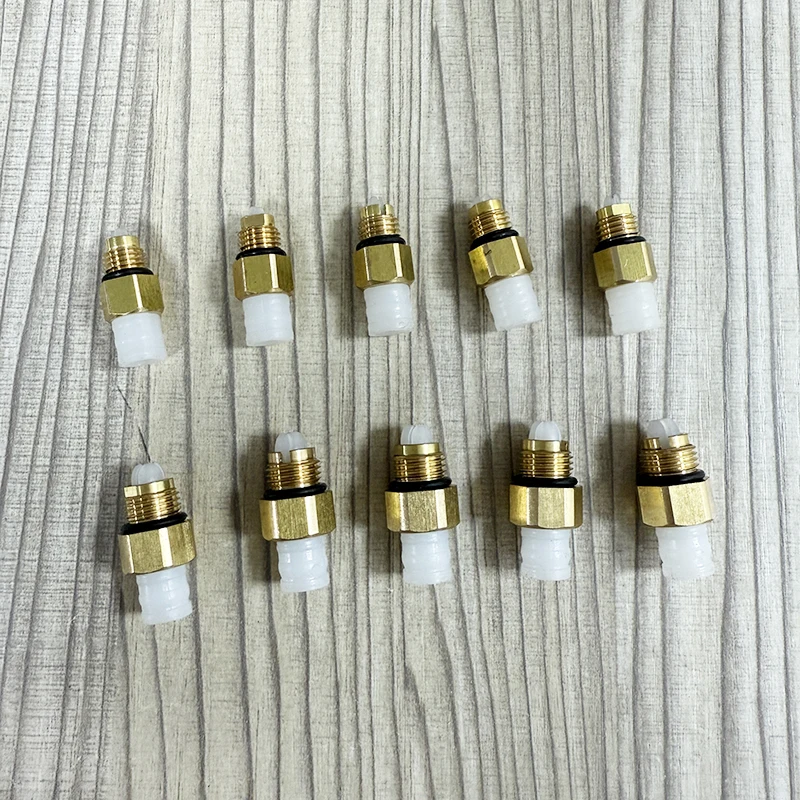 10PCS Air Suspension Copper Valve Connector Fittings M8 M10 Shock Absorber Repair Kit Air Compressor Repair Kits