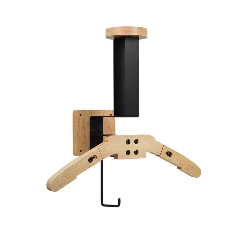 

Мощная деревянная подставка для мотоциклетного шлема (1 шт.) с крючками для велосипедного шлема