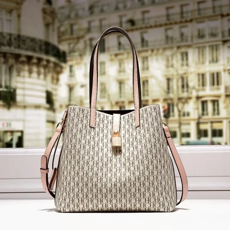 Modern Geometric Crossbody Bag For Ladies High-Quality PU Leather Handbag With Detachable Pouch