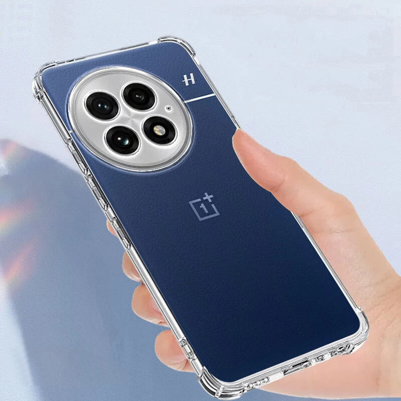 For OnePlus 13 13R 12 12R 11 11R 10R 10T 10 Pro 1+13 5G Slim Soft TPU Transparent Silicone Shockproof Back Cover Case