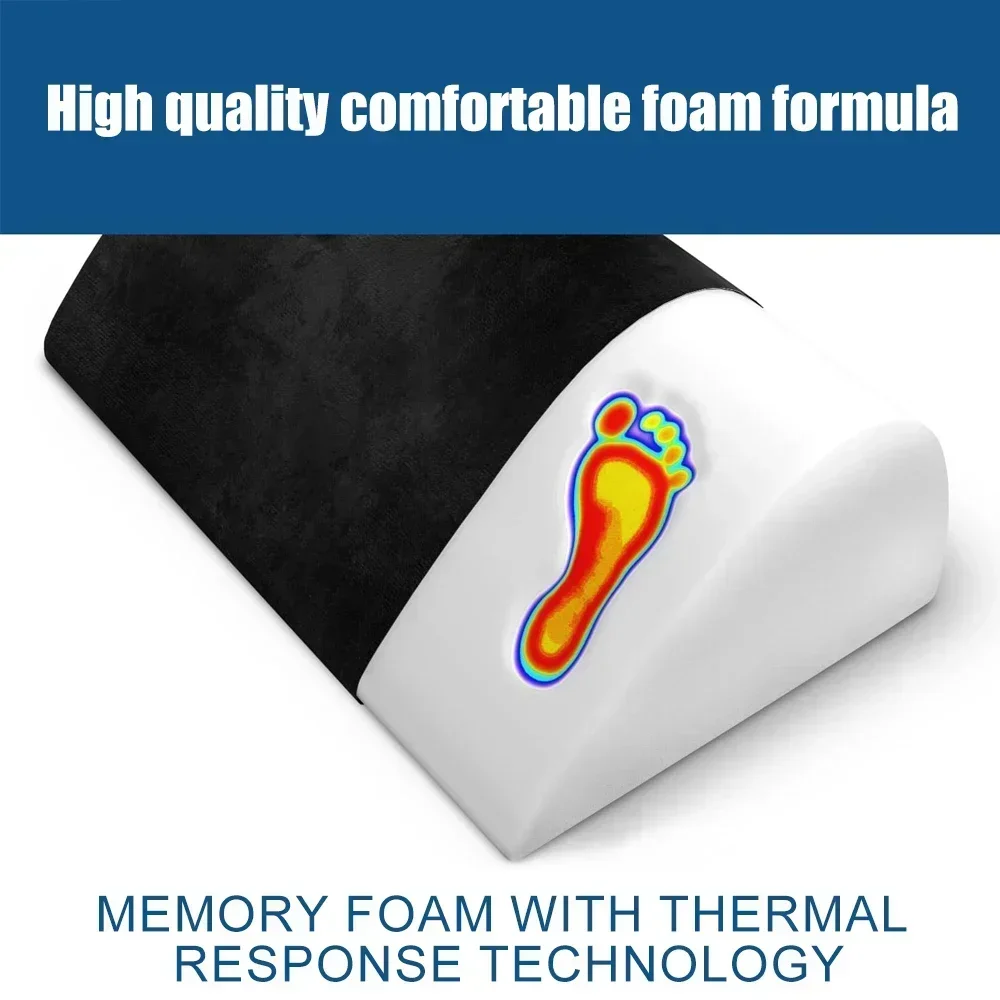 Foot Rest Memory Foam Pillow for Under Desk At Work, Anti-Fatigue Ergonomic Design Foot Support Pillow for Fatigue & Pain Relief