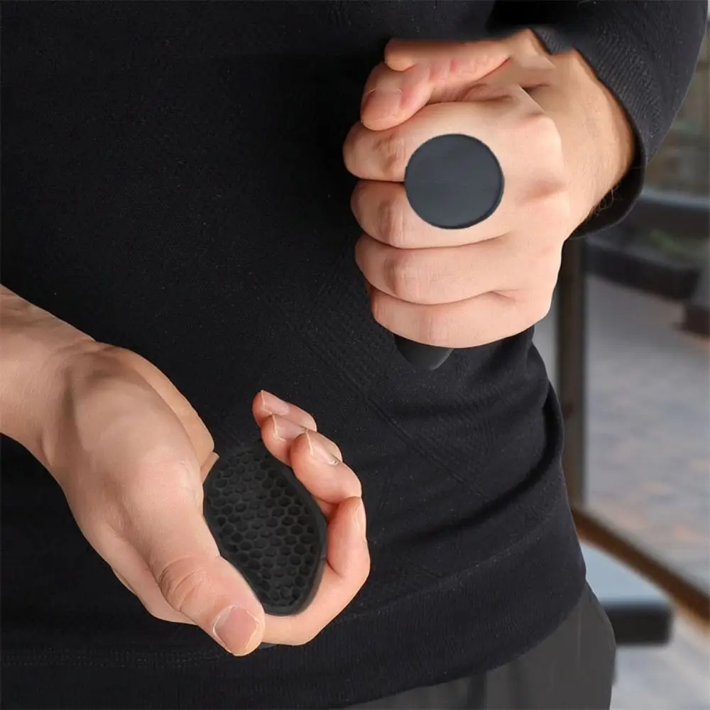 1 пара эргономичных ручек для тяжелой атлетики, противоскользящие эластичные перчатки для тренировок в тренажерном зале, силиконовые сотовые силиконовые ручки для рук