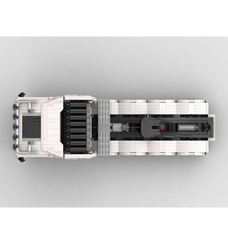 

MOC-230660White New SCANIA770s10x4 Tractor Building Blocks Model3821PartsMOC Creative Boys Kids Birthday Building Blocks Toy For