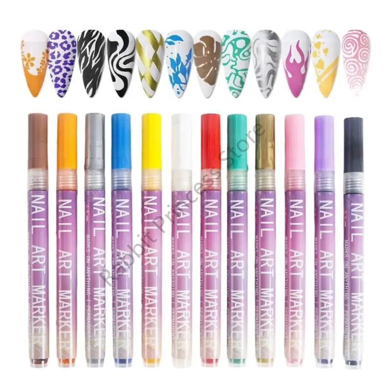 

BX0F DIY Design Art Pens with 0.5mm Pen Tip for Accurate Strokes and Color Variety Perfect for Home Projects